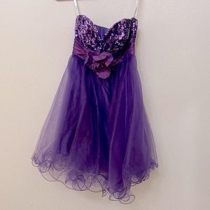 Mini Purple Dress